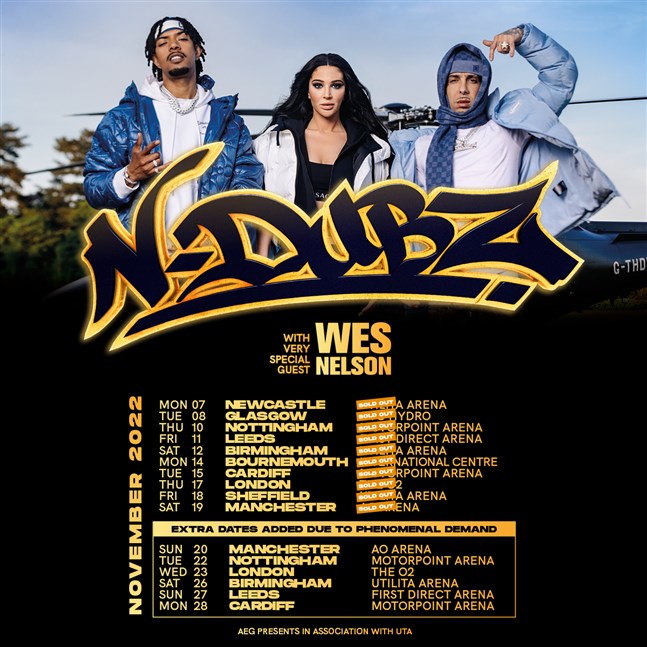 N-Dubz : VIP Tickets + Hospitality Packages - AO Arena, Manchester